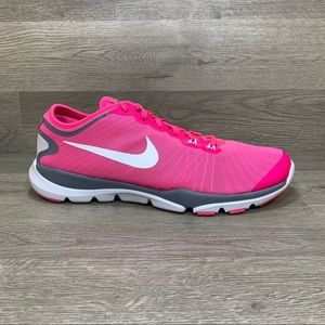 Nike Flex Supreme TR 4 Hot Pink White Athletic Sneaker